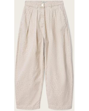 AllSaints Allsaints Becca Denim Trousers - Natural