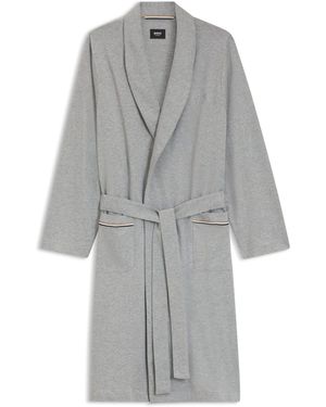 BOSS Towelling Robe - Gray