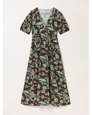 FatFace Fatface Remi Regular Midi Dress - Green