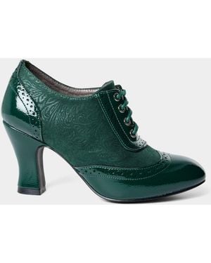 Joe Browns Lovely Lucy Lace Up Shoes - Grün