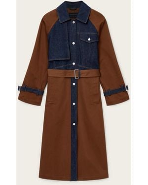 AllSaints Dayly Trench Coat - Brown