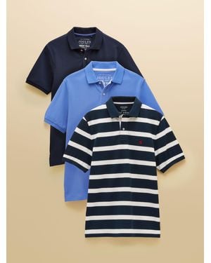 Joules Woody Multipack Polo Shirts (5 Pack) - Blau