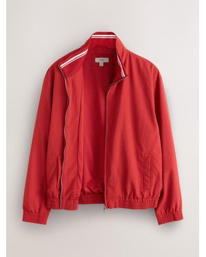 Next Funnel Neck Zip Up Jacket - Red