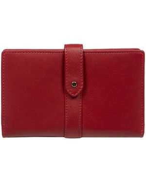 Pure Luxuries Jade Leather Purse - Red