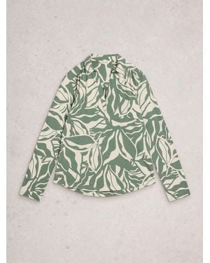 White Stuff Allie Long Sleeve Shirt - Green