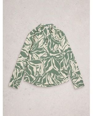 White Stuff Allie Long Sleeve Shirt - Grün