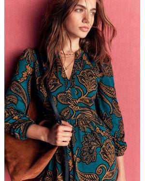 Boden Naomi Long Sleeve Dress - Blue