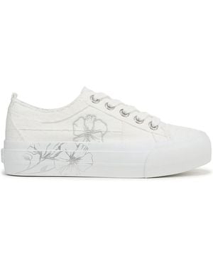 Blowfish Sadie-Sun 10 Regular Fit Lace-Up Trainers - White