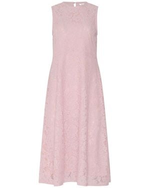 M Com Lace Lined Skater Dress - Pink