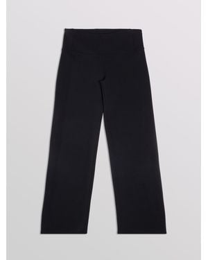 Pineapple Supersoft High Waisted Yoga Jersey Pants - Blue