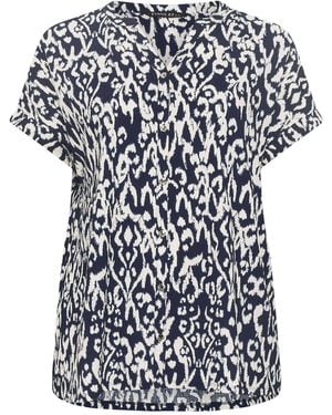 Evans Grown On Sleeve Shirt - Blue