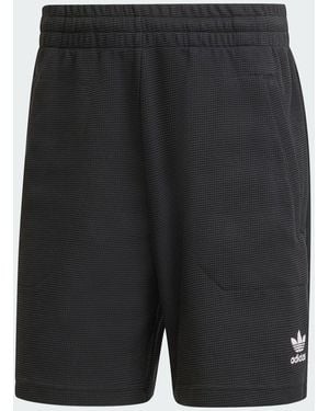 adidas Originals Essentials Trefoil Waffle Shorts - Black