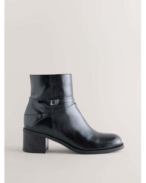Next Forever Comfort Block Heeled Boots - Blue