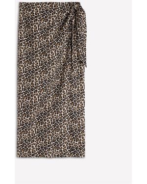 Boden Dimitra Linen Column Skirt - Natural