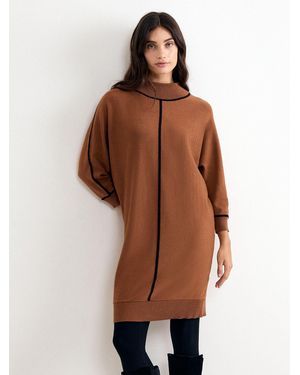 Phase Eight Hallie Sweater Dress - Brown