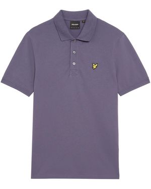 Lyle & Scott Klassisches Poloshirt - Lila