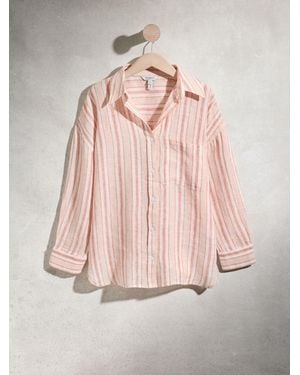Next N. Premium 100% Linen Shirt - Pink