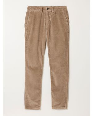 FatFace Fatface Cord Straight Fit Pants - Natural