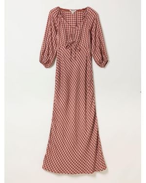 FatFace Fatface Phoebe Midaxi Dress - Pink
