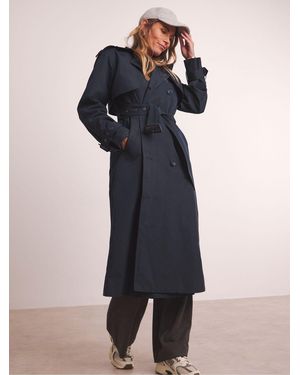 JD Williams Anthology By Premium Elevated Trench Coat - Blue