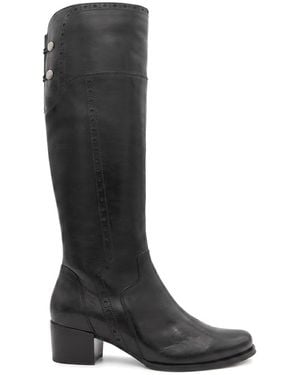 Jones Bootmaker Rachel1 Extra Small Calf Fit Long Boots - Black