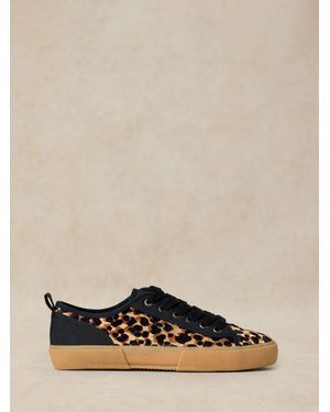 White Stuff Stuff Pippa Leather Lace Up Sneakers - Natural