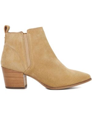 Dune Parlure Ankle Boots - Natural