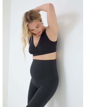 Jojo Maman Bébé Charcoal Cotton Rich Jersey Maternity Leggings - Gray