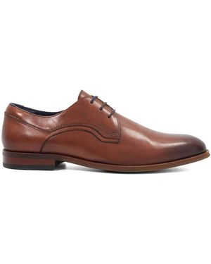 Dune Tan Stenton Lace Up Shoes - Brown