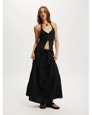 Cotton On Haven Multi Tiered Maxi Skirt - Weiß