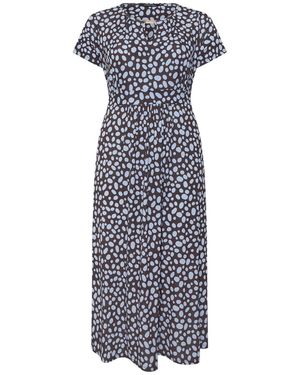 Evans Bar Detail Dress - Blue