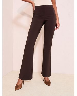Friends Like These Petite Sculpting Stretch Flare Pants - Pink