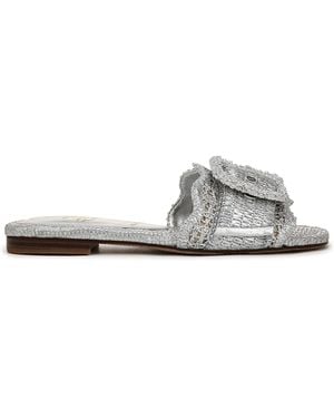 Sam Edelman Regular Fit Bambi 6 Slider Sandals - White