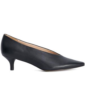 Dune Leather Aris Court Shoes - Blau