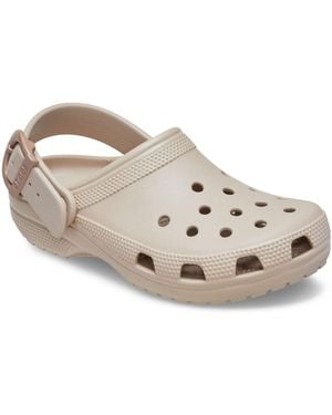 Crocs™ Classic Buckle Clogs - Brown