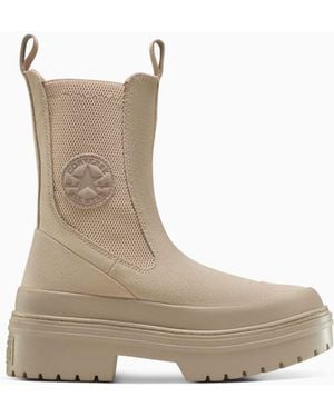 Converse Chuck Taylor All Star Lugged Heel Chelsea Boots - White