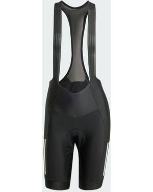 adidas Essentials 3-Stripes Padded Cycling Bib Shorts - Black