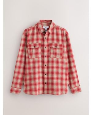 Next Textured Check Long Sleeve Shirt