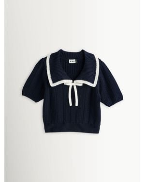 RIXO London Pippa Sailor Jumper - Blue