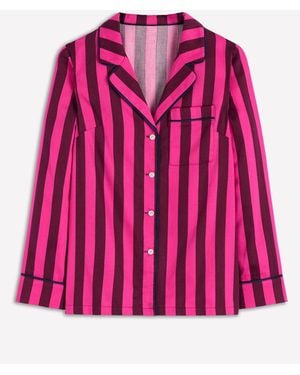 Boden Cotton Pajama Shirt - Pink