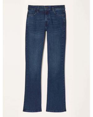 FatFace Fatface Katrine Ink Petite Boot Cut Jeans - Blue