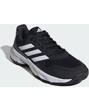 adidas Courtjam Control 3 Clay Tennis Shoes - White