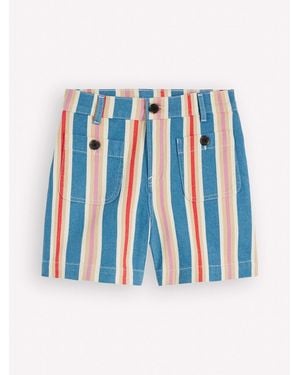 Boden Primrose Denim Shorts - Blue