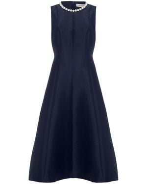 Phase Eight Judy Satin Dress - Blue