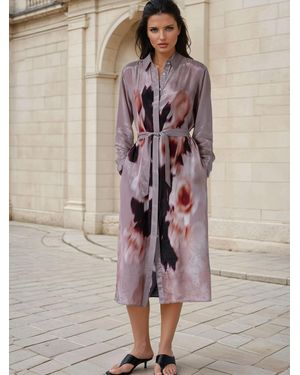 Religion Tory Tunic Beach Shirt Dress Cover Up - Natural