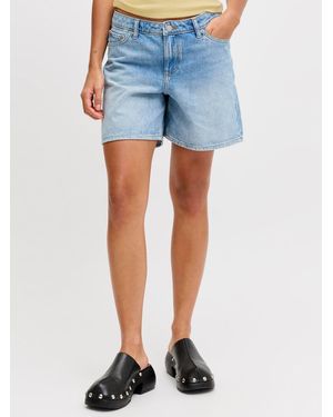 JJXX Mid Rise Denim Shorts - Blue