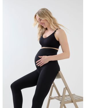 Jojo Maman Bébé Cotton Rich Jersey Maternity Leggings - White
