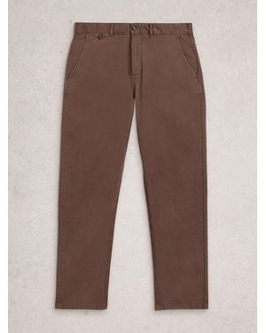 White Stuff Sutton Chino Pants - Brown