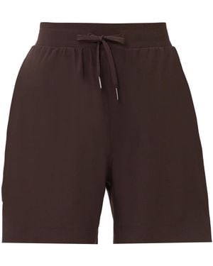 Sweaty Betty Explorer 5.5 Side Stripe Shorts - Gray