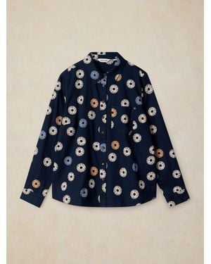 White Stuff Libby Organic Cotton Shirt - Blue